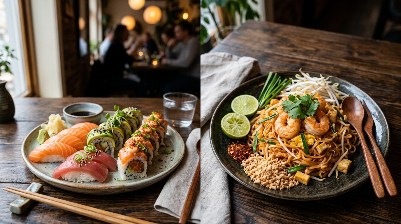 Handcrafted Sushi & Authentic Thai Cuisine